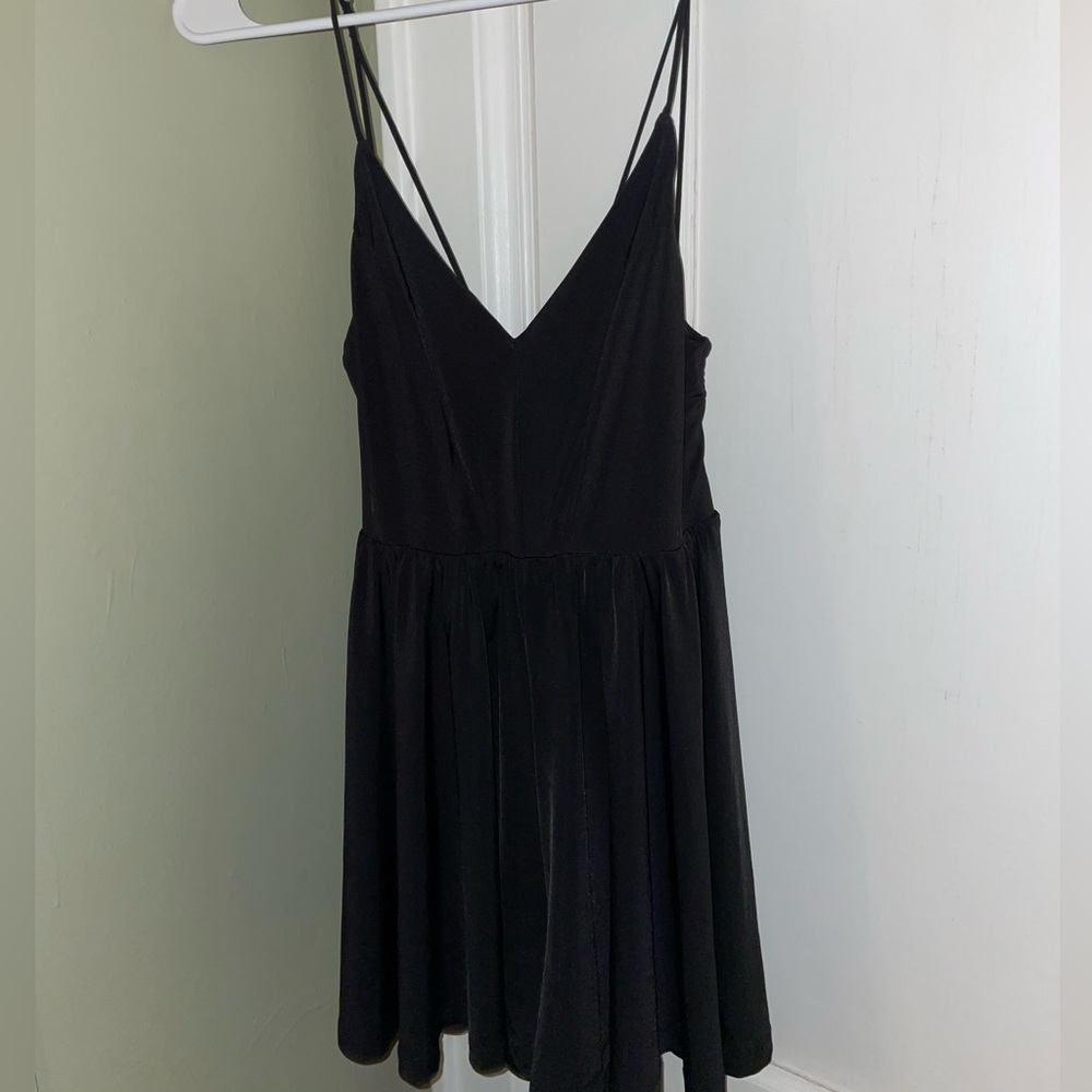 Urban outfitters black v-neck romper